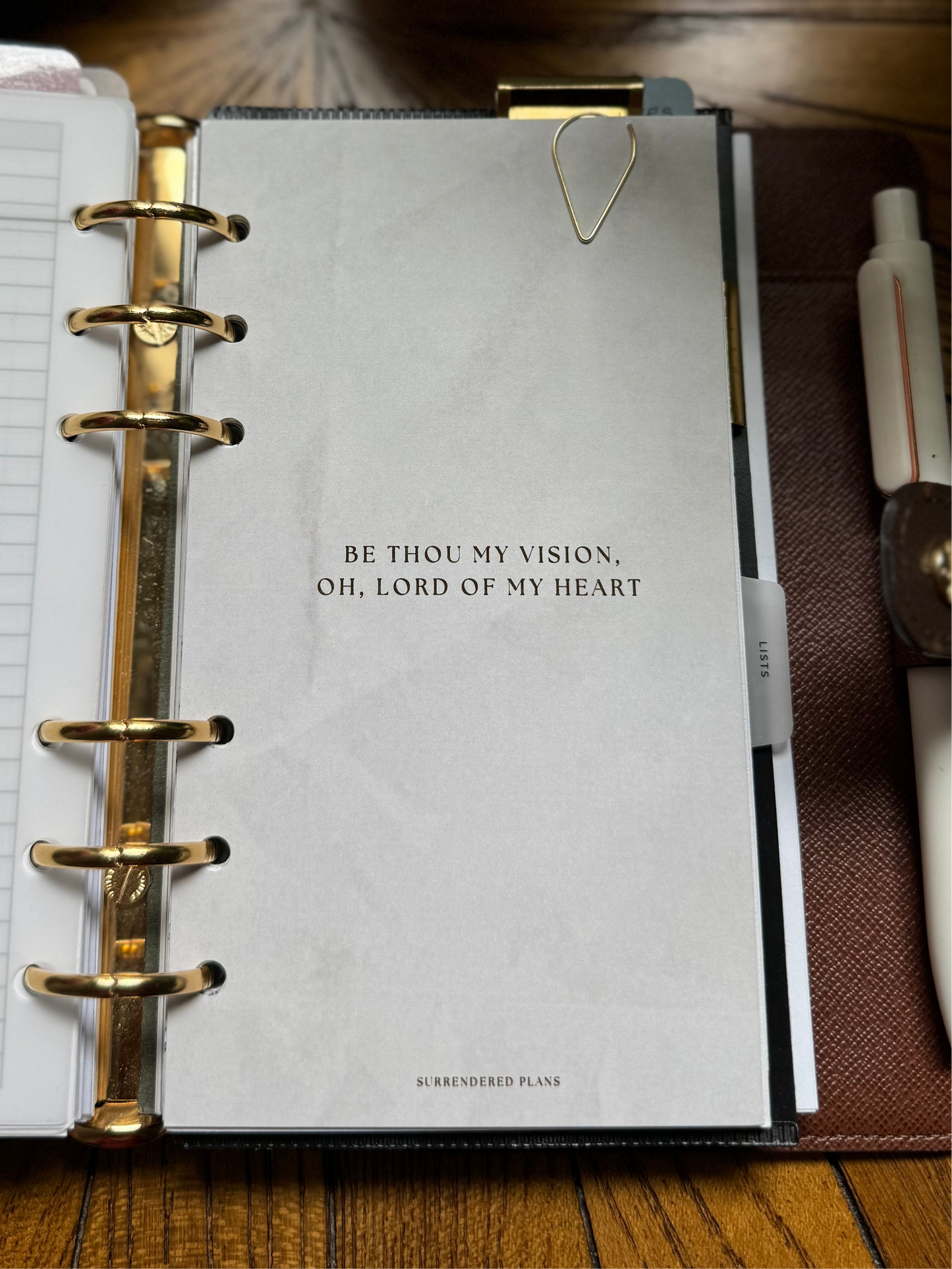 Be Thou My Vision Dashboard