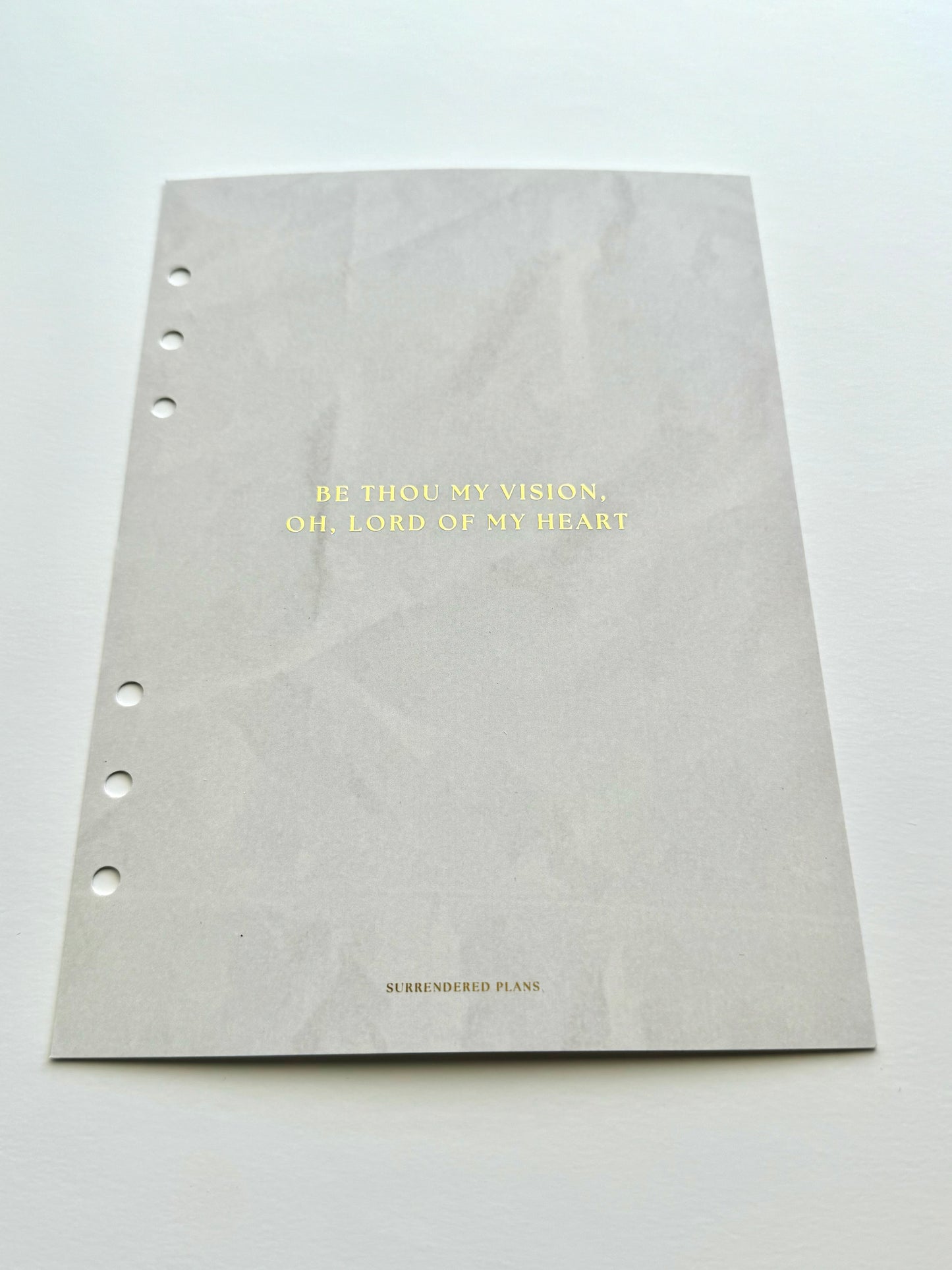 Be Thou My Vision Dashboard