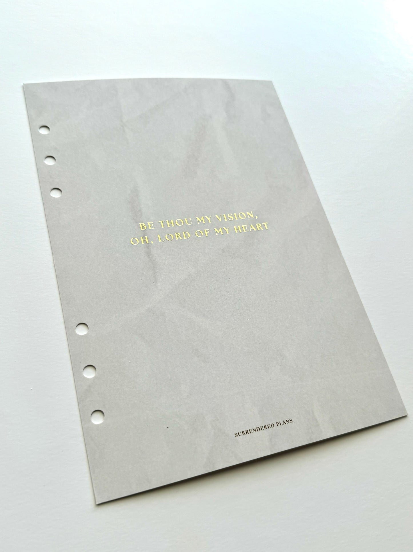 Be Thou My Vision Dashboard