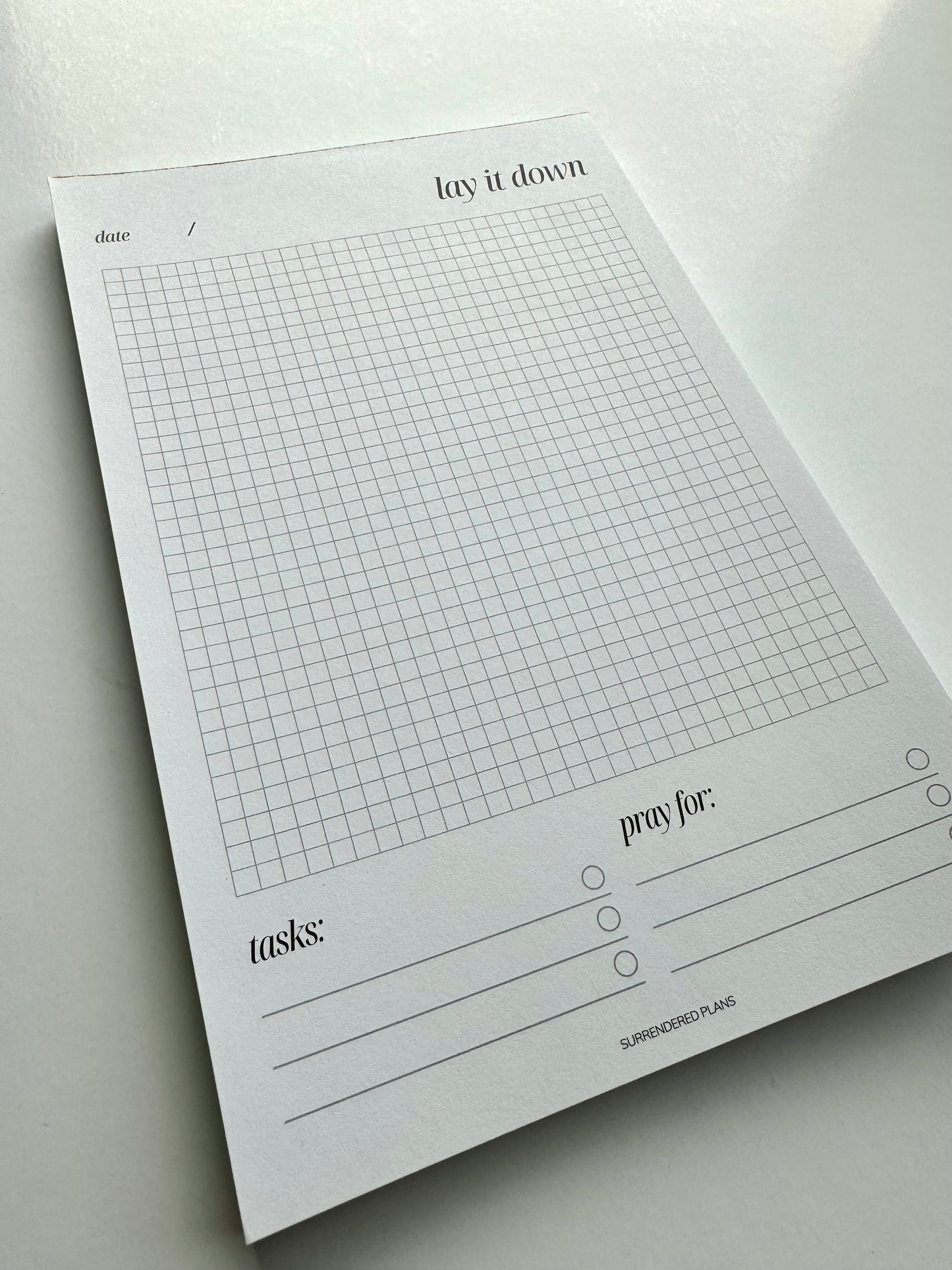 Lay It Down Notepad