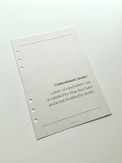 Contentment Dashboard