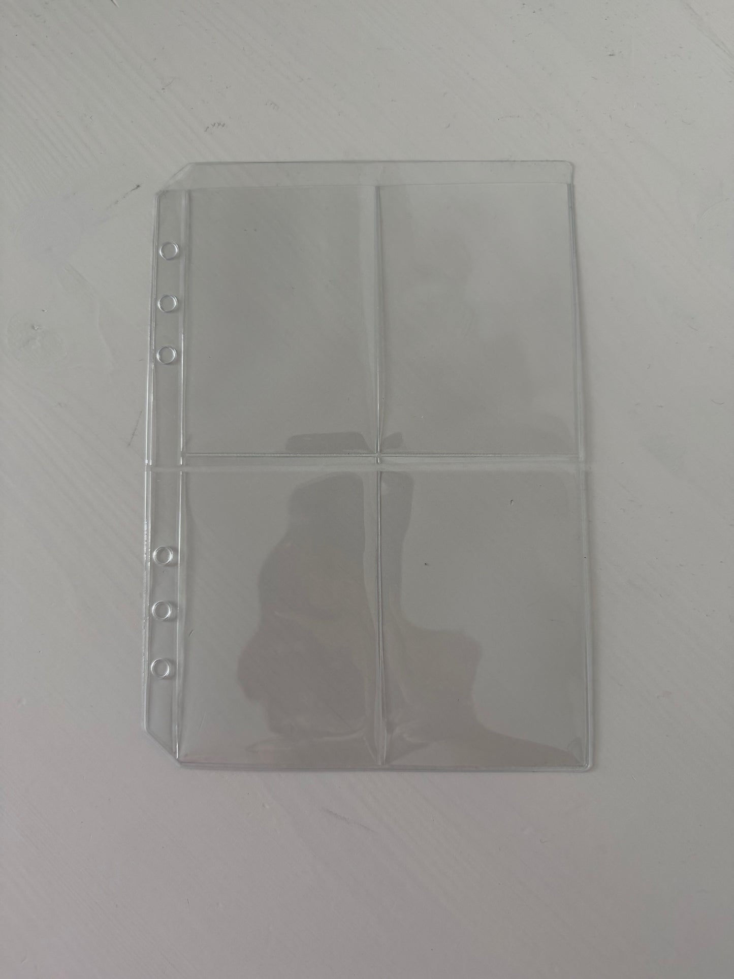 A5 Clear Vinyl Card Pocket