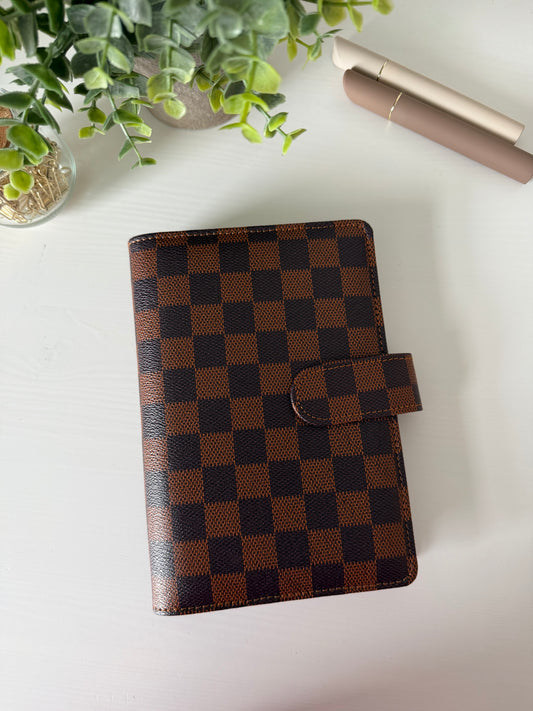 A6 Checkered Binder