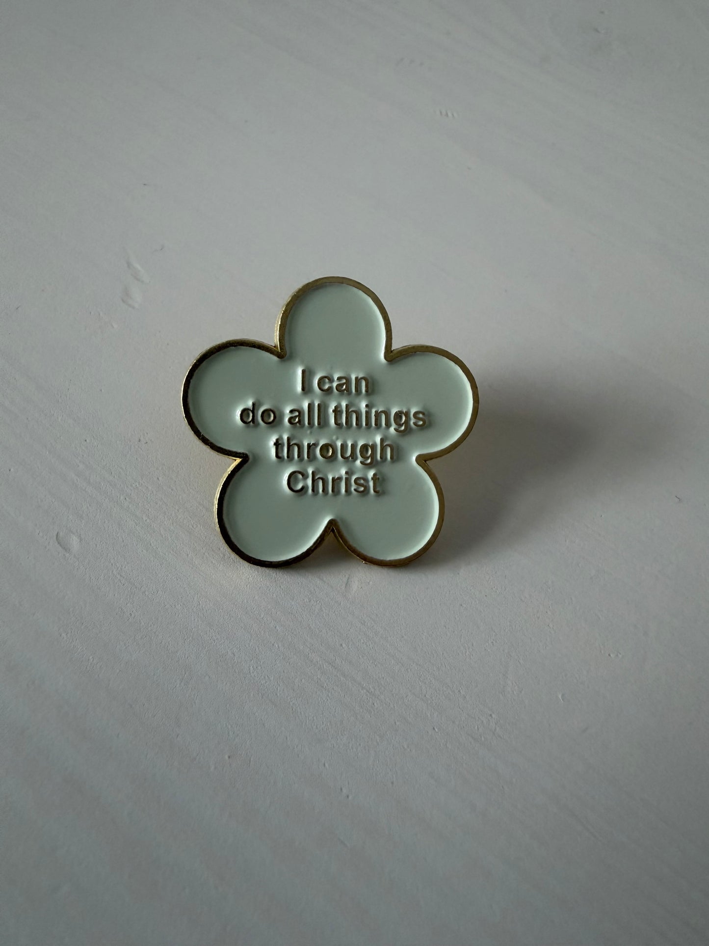 I Can Do All Things Through Christ Pin