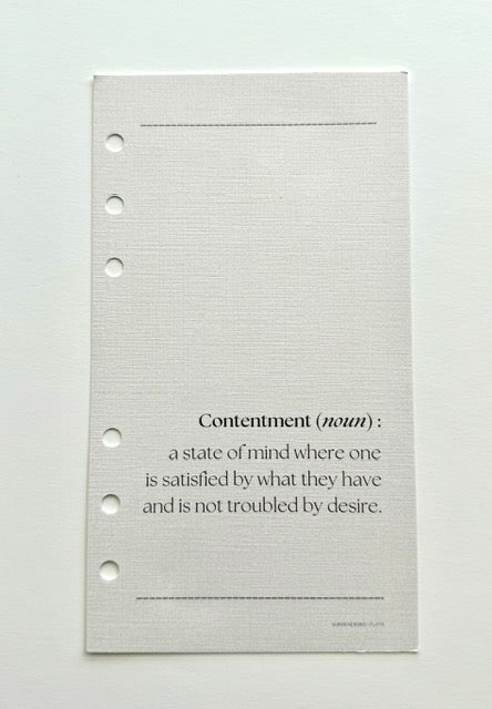 Contentment Dashboard